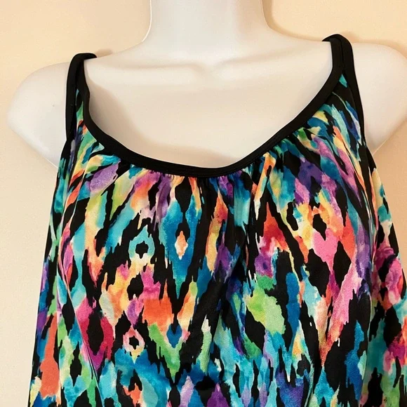 NWT- Longitude Tulum Blouson Swimdress- Size 16 - Picture 7 of 10